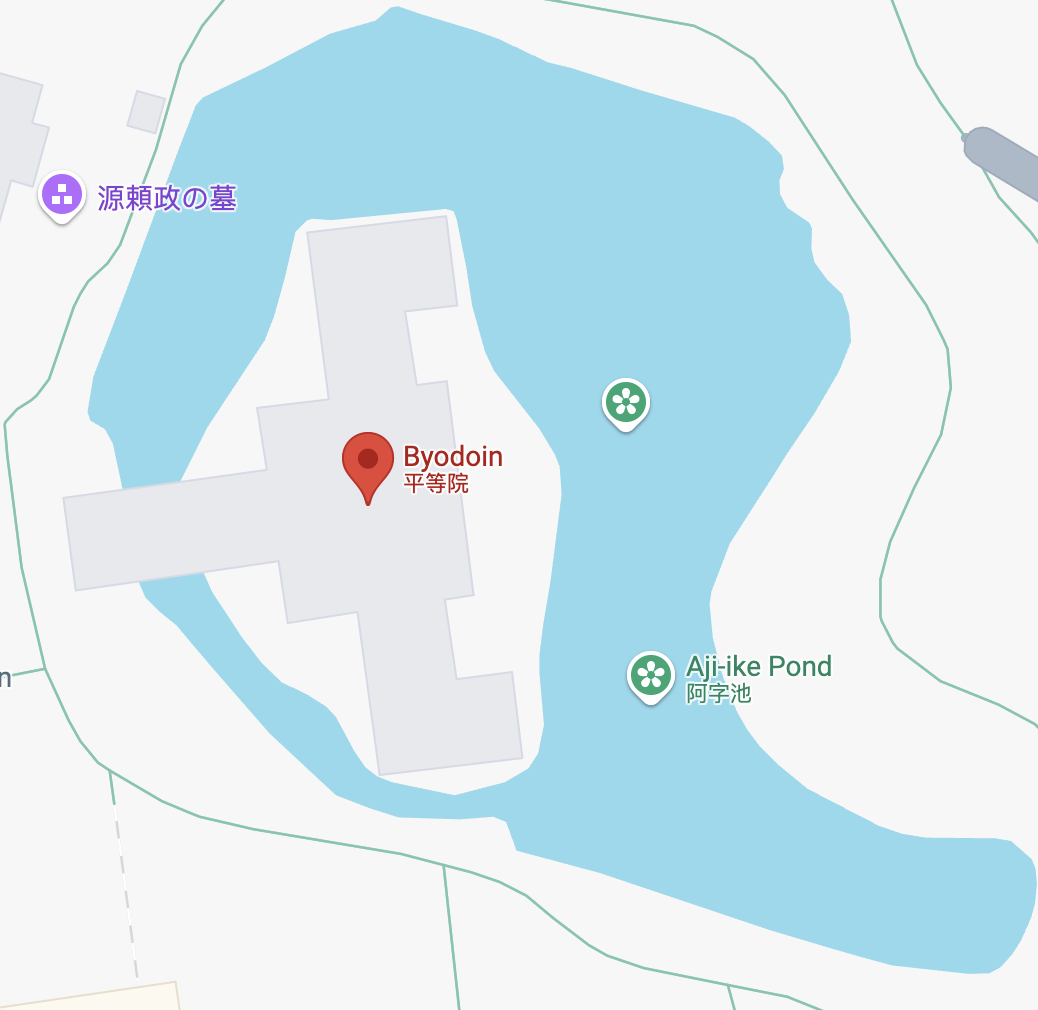 Byodo-in Map