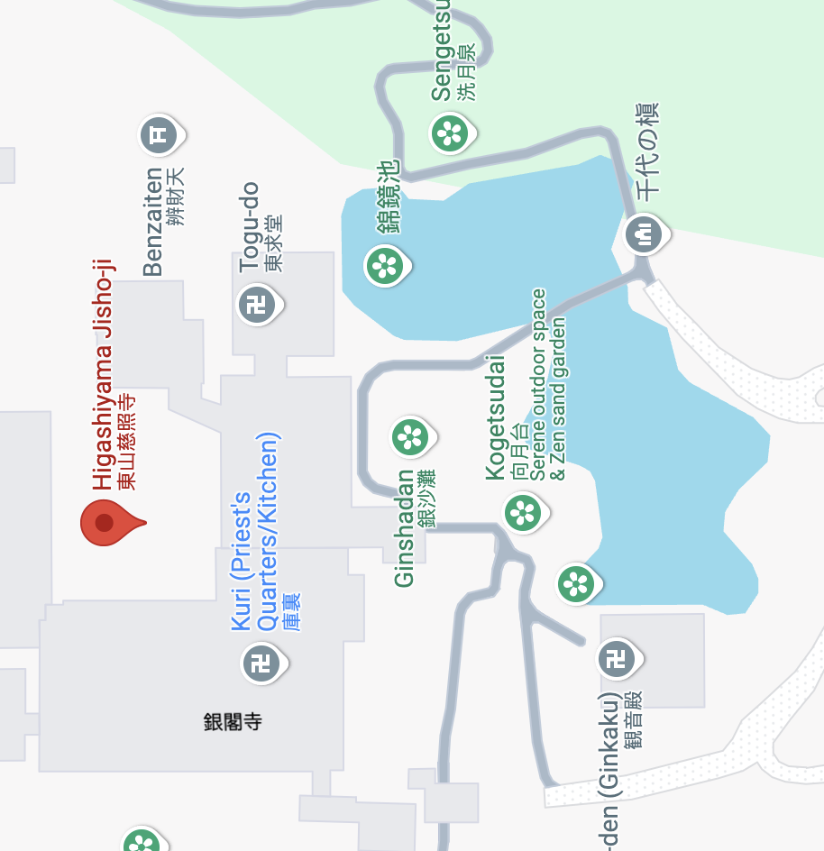 Byodo-in Map