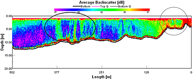 Backscatter profile, Abby Point