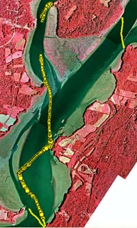 YSI salinity data, 6/18/049:27-10:56