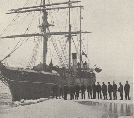 kite crew peary arctic expedition holiday july 4th, 1891