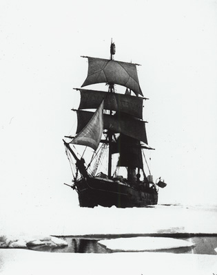 peary arctic vessel the kite ice floes ice pack