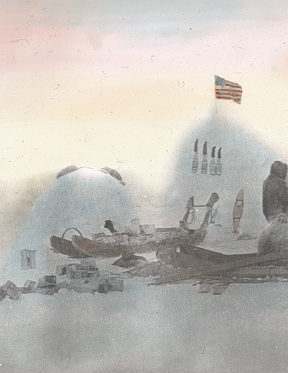  flags pole peary arctic